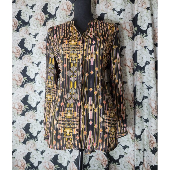 H&M Blouse Top Button Up Size 12 - Picture 1 of 10